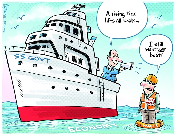 The 'rising tide lifts all boats' myth