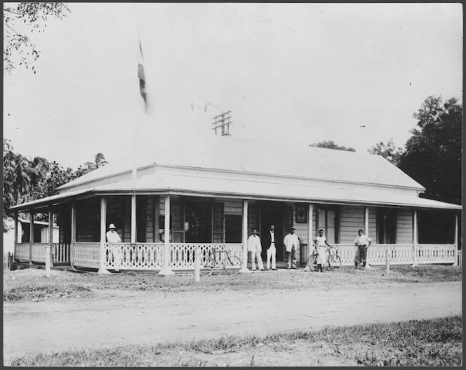 German post office building, Samoa | Items | National Library of New  Zealand | National Library of New Zealand