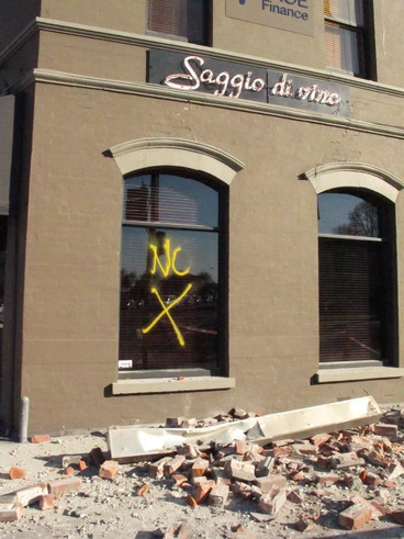 Image: Earthquake damaged Saggio di Vino