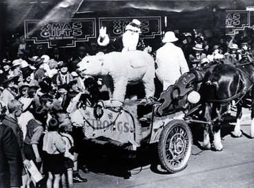 Image: Father Christmas on T. Armstrong & Co's Christmas float
