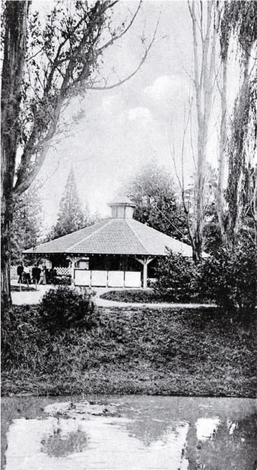 Image: The tea kiosk at the Botanic Gardens, Christchurch