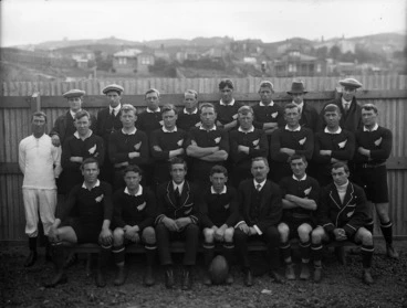 Image: All Black rugby team