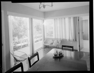 Image: Living room of Mrs Green's house, 31a Simla Crescent, Khandallah, Wellington