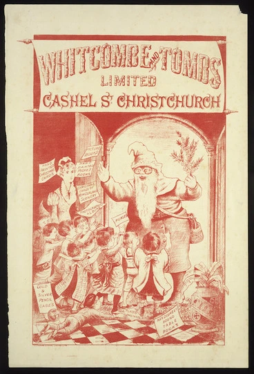 Image: Whitcombe & Tombs Ltd :Whitcombe and Tombs Limited, Cashel St, Christchurch. Whitcombe & Tombs Limited, lith. [1886]