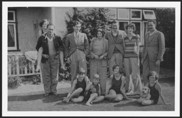Image: Ngaio Marsh with Rhodes and Plunket families