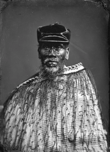 Image: Maori man from Hawkes Bay district