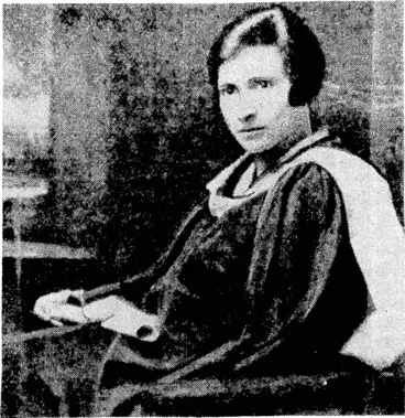 Image: Dr. Muriel Bell, of Dunedin, ivho has been appointed nutritionist to the Department of Health, and medical research officer. She is a member of the Board of Health and also of the Medical Research Council. (Evening Post, 03 October 1940)