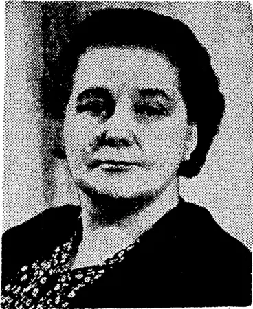 Image: Miss Mabel B, Howard, who has been selected as the official Government candidate for tlie vacant Christchurch East seat. She is a daughter of the late Mr. E. J. Howard, M.P., and the only woman secretary of a large industrial union in the Dominion. (Evening Post, 24 December 1942)