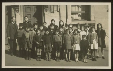 Image: Group portrait of Chinese minister and children