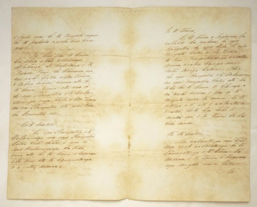 Image: The Treaty of Waitangi (in Maori)