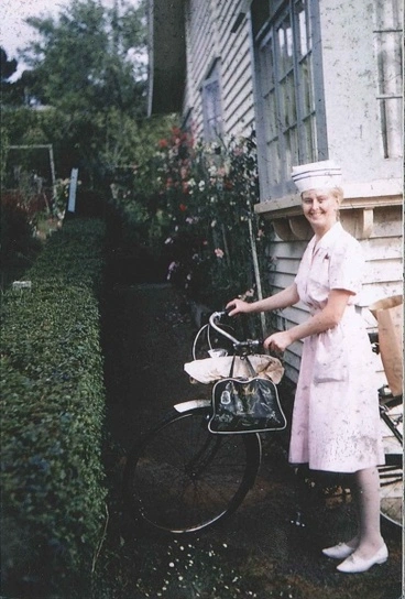 Image: Anne with bicycle