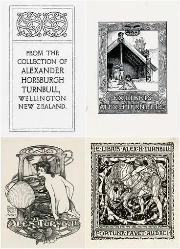 Image: Alexander Turnbull's bookplates