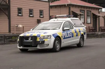 Image: Motorway Support Vehicle New Zealand Police