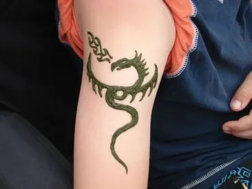 Image: Henna Tattoo completed