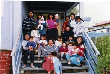 Image: Cambodian refugees at Kelvin Grove Community Hall