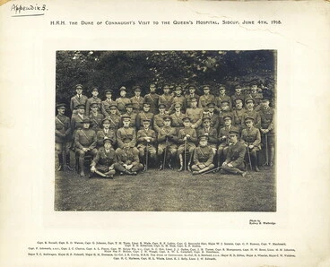 Image: Staff, Queen's Hospital, Sidcup 4 June 1918