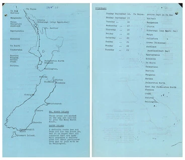 Image: Māori Land March (1975) - Route of March