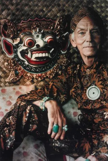 Image: Theo Schoon in Indonesian attire