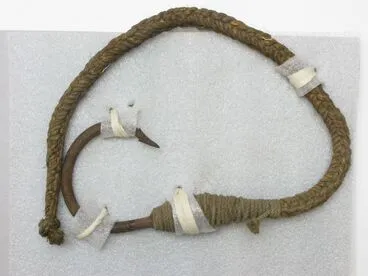 Image: Matau rino (iron fish hook)