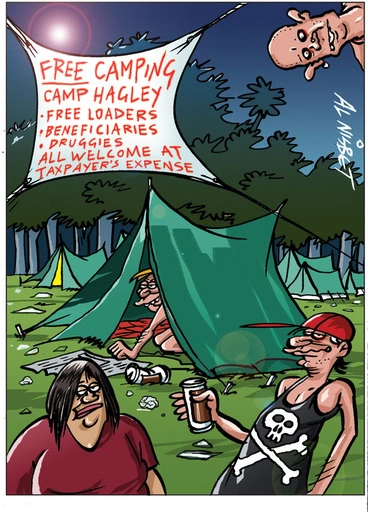 Image: Nisbet, Alastair, 1958- :FREE camping - Camp Hagley ... 10 March 2012