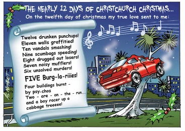 Image: The nearly 12 days of Christchurch Christmas. 24 December 2009