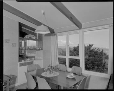 Image: Dining room [of Butcher house, Normandale, Lower Hutt?]