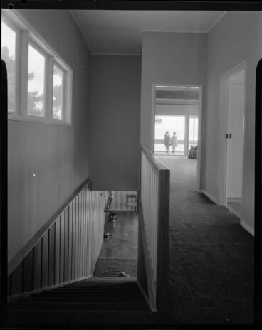 Image: Hall and staircase, Jim Dawson house
