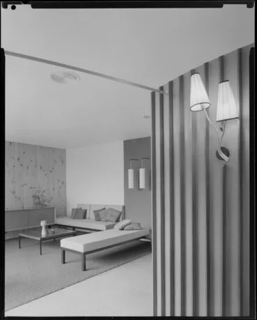 Image: Living room of a house designed by Friedrich Eisenhofer