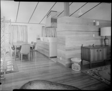 Image: Living room interior, Douglas Wilson house