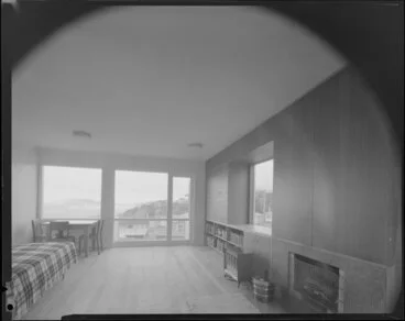 Image: Living room, Mallard house, 44 Lotua Street, Wellington