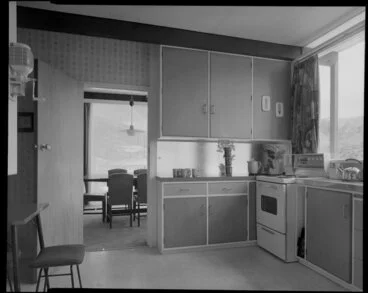 Image: Kitchen of Utting house [Wellington?]