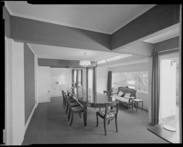 Image: Dining room interior, Todd house