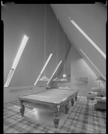 Image: Billiard room interior, Todd house