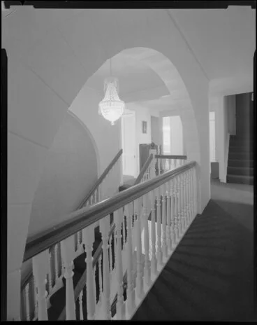 Image: Hall and stairway, Todd house