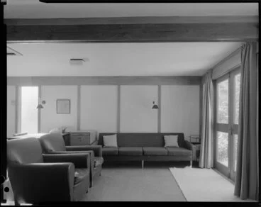 Image: Living room interior, Richardson house