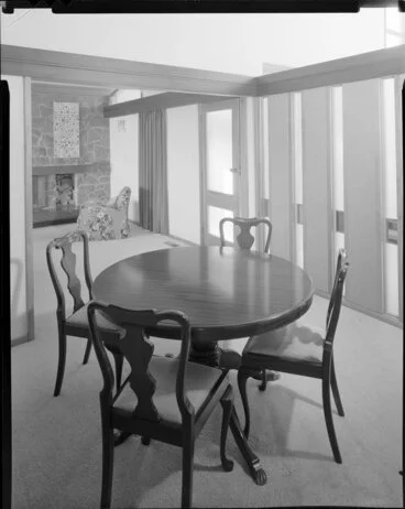 Image: Dining room, house of Mrs Law