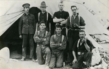 Image: Leonard Hart at Trentham Camp, 1915