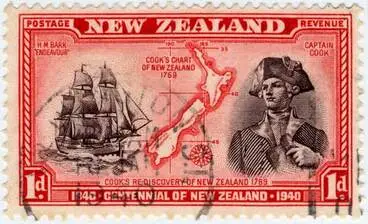 Image: Captain Cook stamp