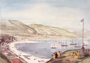 Image: Charles Heaphy, 'Part of Lambton Harbour'