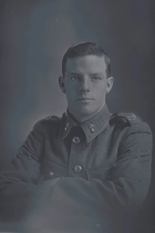 1/4 portrait of Sapper Stanley James Walker, Reg No 4/1014, of the 6th