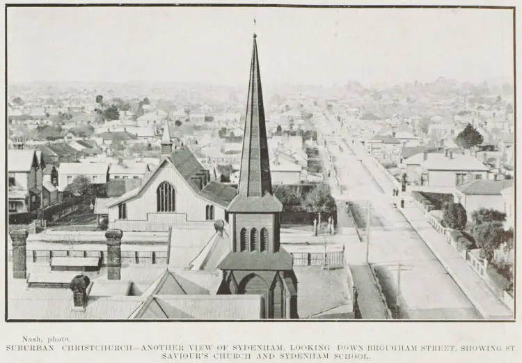 Suburban Christchurchanother view of Sydenham, looking down Brougham