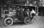 Photographs of the West Coast, a service car, and a pigeon aviary