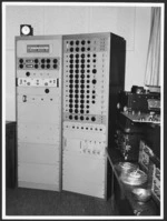 Equipment inside the electronic music studio, Victoria University, Wellington - Photograph taken by Mervyn Desmond King