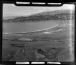 Lyall Bay, Wellington, showing beach and houses