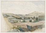 Smallfield, Percy Scott (Rev), 1858-1952 :Epsom, N.Z. [View of Mount St John & One Tree Hill from Mount Eden. ca 1880]