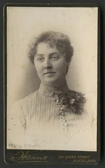 Hanna, John Robert (Auckland) fl 1883-1892 :Portrait of Mary Brown, daughter of Archdeacon Brown