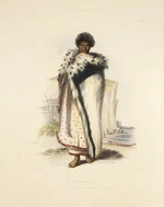 Angas, George French, 1822-1886 :Rangitakina, a chief of the Bay of Plenty on the East Coast. Plate 24 / George French Angas [delt], W Hawkins [lith. 1847].