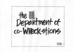 The Department of Co-Wreck-stions. 20 February 2009.