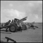 Artillery calibrating guns, Egypt