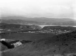 View of Miramar, Wellington, looking towards the cutting